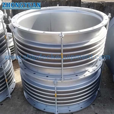 Tipo junção de expansão de aço inoxidável Marine Pipe Fittings da flange dos foles