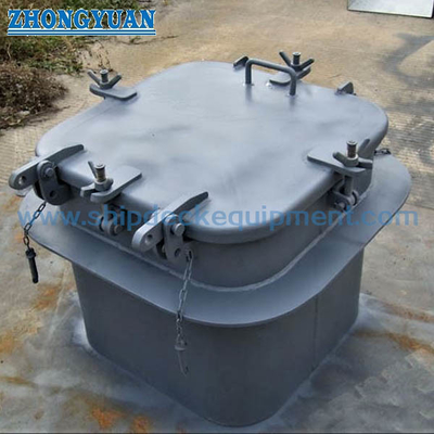 CB/T 3728 A URS26 Capa de escotilha de aço resistente às intempéries com equipamento naval de nozes de borboleta