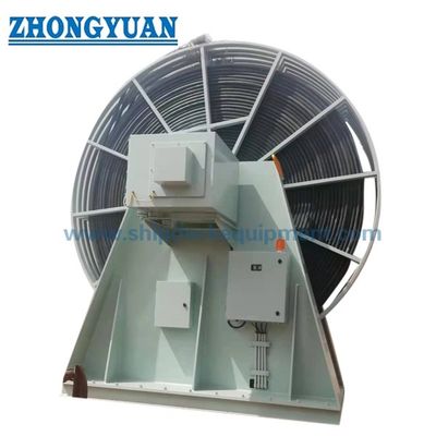 Sistema de bobina de cabo de energia terrestre de baixa tensão para ligação à costa do navio