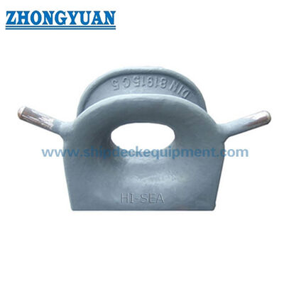 DIN 81915 Tipo D Deck montado Cast Steel Horn Chock