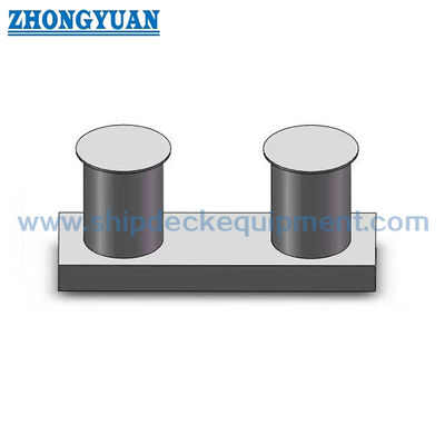 Bolardo de Doble Cornamenta con Base de Inserción para Amarre y Remolque de Barcos Tipo B GB/T 554