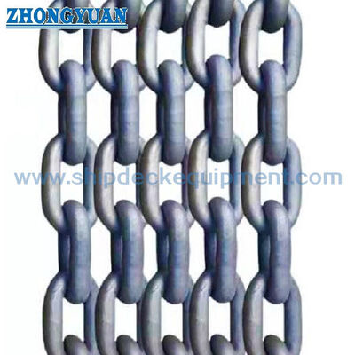 Corrente de amarração de boia da Guarda Costeira MIL-C-22521C com elo aberto | Corrente soldada sem pino de 13–48 mm