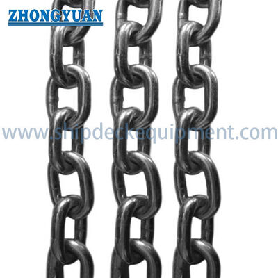 Corrente de Pesca de Elo Curto Grau 80 | Corrente de Arraste de Aço Liga Tratado Termicamente de 7-20 mm