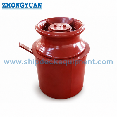 Guia de Cabo Cilíndrico com Pedestal | DIN 81907:1997 Forma A, 10–320 kN