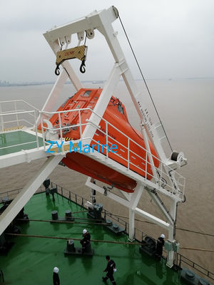 Equipamento das poupanças de vida do navio do dispositivo de MED Free Fall Lifeboat Launching da aprovação da classe