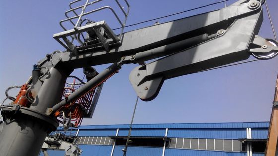 Guindaste hidráulico do gerencio do crescimento da junta do suporte Equipamento da plataforma do navio
