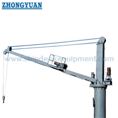 crescimento fixo elétrico de 3T 5m que gerencie o equipamento de Crane With Tower Ship Deck
