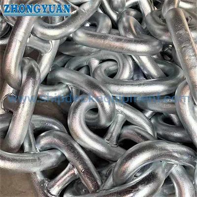 Corrente de ancoragem de elo de pino galvanizado Corrente de ancoragem