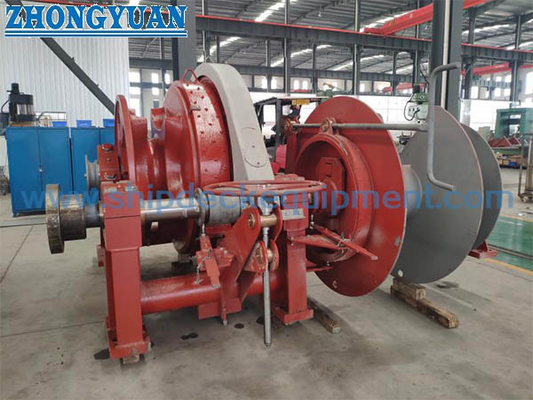 Windlass e guincho a motor elétrico com um único cigana, um único tambor e um único fim de curvatura