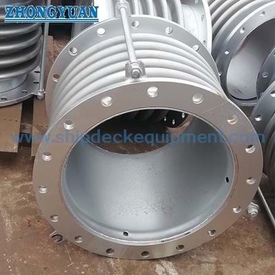 Tipo junção de expansão de aço inoxidável Marine Pipe Fittings da flange dos foles