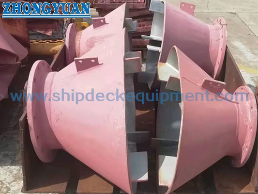 Tipo de JIS F 3020-1985 um tipo redondo sução Marine Pipe Fittings em forma de sino