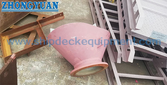 Tipo de JIS F 3020-1985 um tipo redondo sução Marine Pipe Fittings em forma de sino