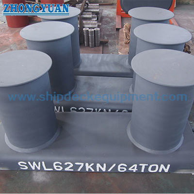 Bollard Inclinado de Duplo Pino 50–100mm | Bollard de Amarração Soldado Tipo A CB/T 169-2011 para Convés de Navio