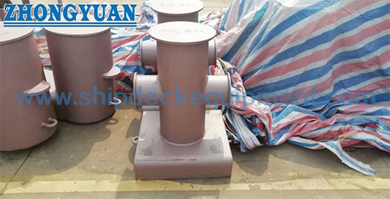 150×350 mm Bollardo de Bito de Cruzamento de Navio GB 10106-88 Tipo A/B para Amarração de Navio