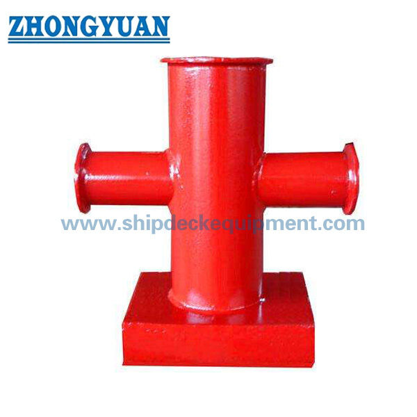 150–350 mm Cavilha de Amarração Cruzada para Navios | CB/T 3845-2000, Design Cruciforme para Amarração em Convés de Navio