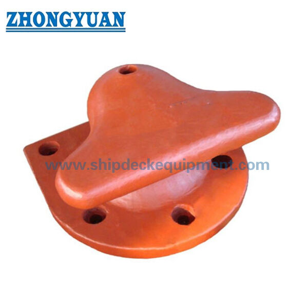 10–200 t SWL T-Head Dock Bollard | Aço Fundido ou Ferro Dúctil, Montado com Parafuso de Ancoragem