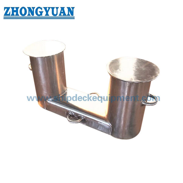 DIN 82607 aço inoxidável bollarda de dois pedaços