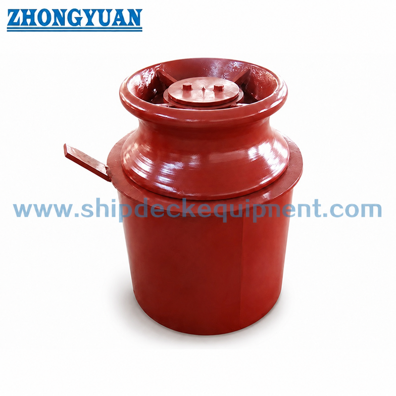 Guia de Cabo Cilíndrico com Pedestal | DIN 81907:1997 Forma A, 10–320 kN
