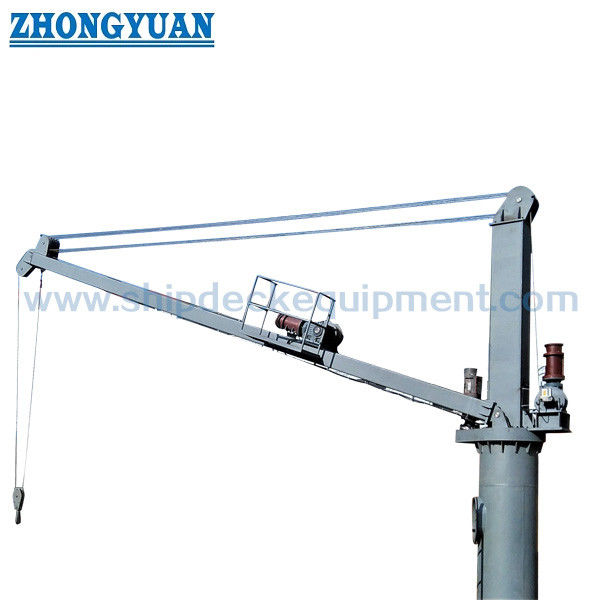 crescimento fixo elétrico de 3T 5m que gerencie o equipamento de Crane With Tower Ship Deck